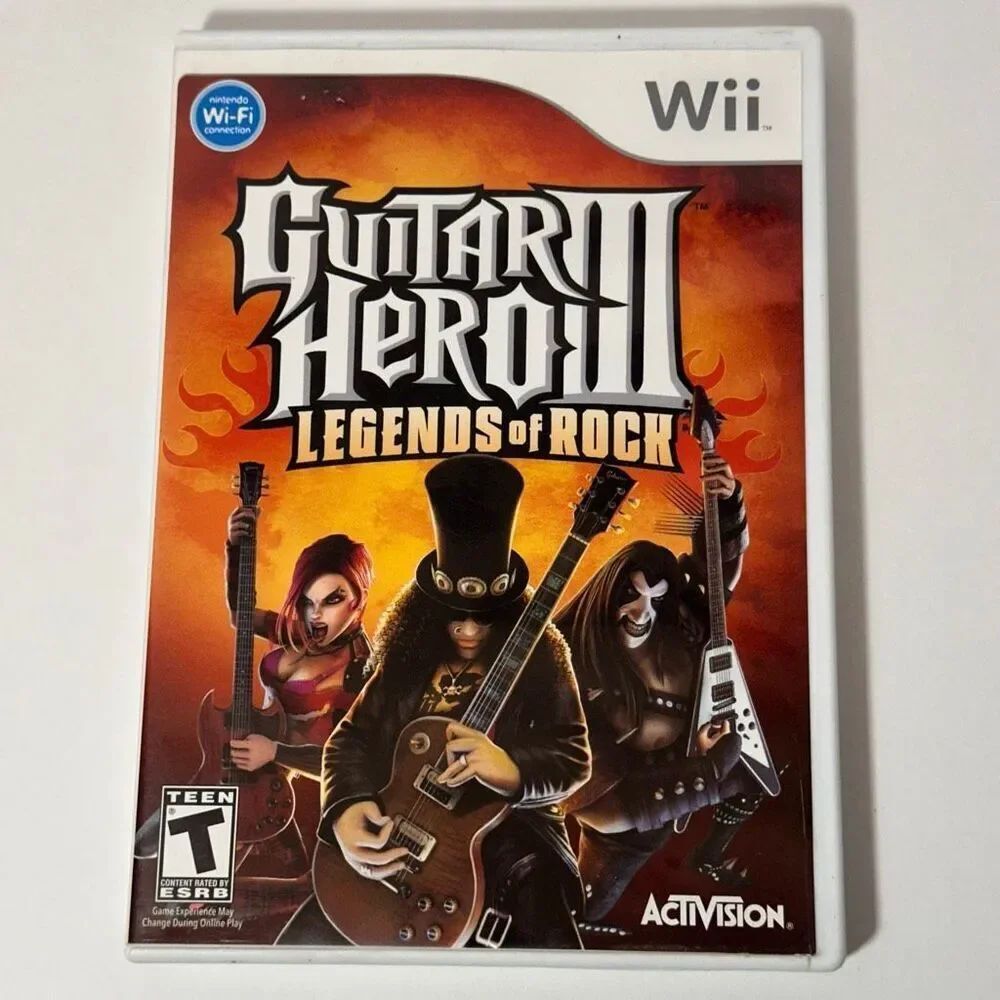 Guitar Hero III: Legends of Rock Nintendo Wii Music/Rhythm Videogame Band